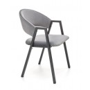 Стул HALMAR K473 серый/черный